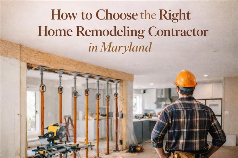 How to Choose the Right Home Remodeling Contractor in Maryland