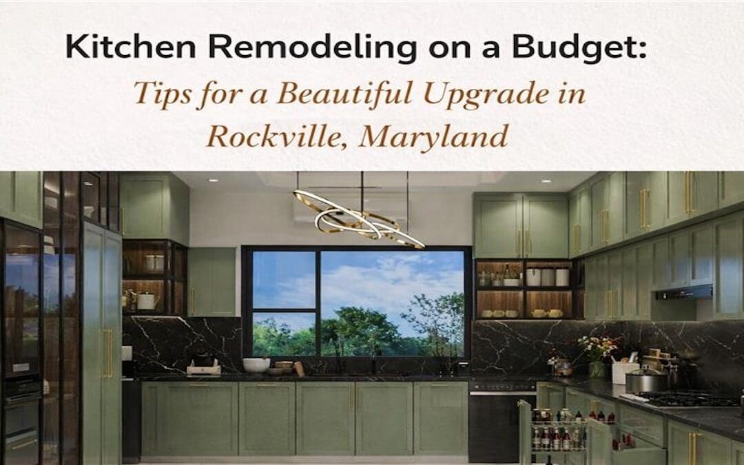 Kitchen Remodeling on a Budget: Tips for a Beautiful Upgrade in Rockville, Maryland