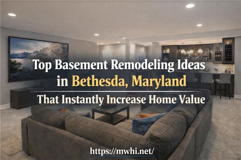 Top Basement Remodeling Ideas in Bethesda, MD That Instantly Increase Home Value