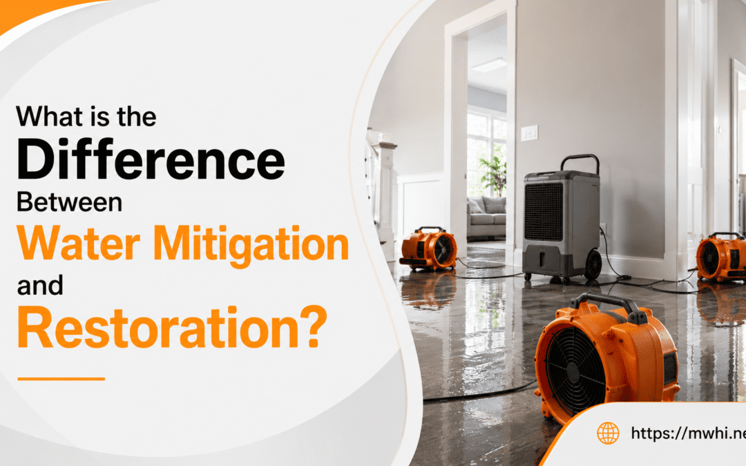 What is the Difference Between Water Mitigation and Restoration?